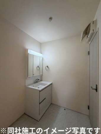※同社施工のイメージ写真です。 洗面台・洗面所